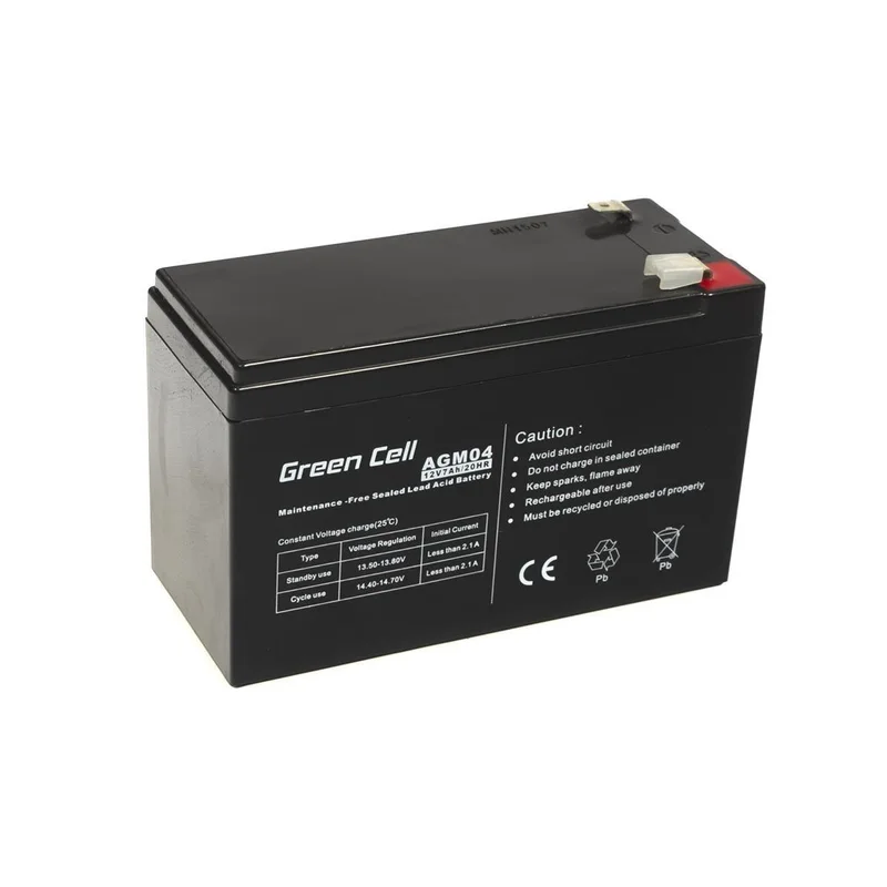 Green Cell AGM04 UPS battery Sealed Lead Acid (VRLA) 12 V 7 Ah