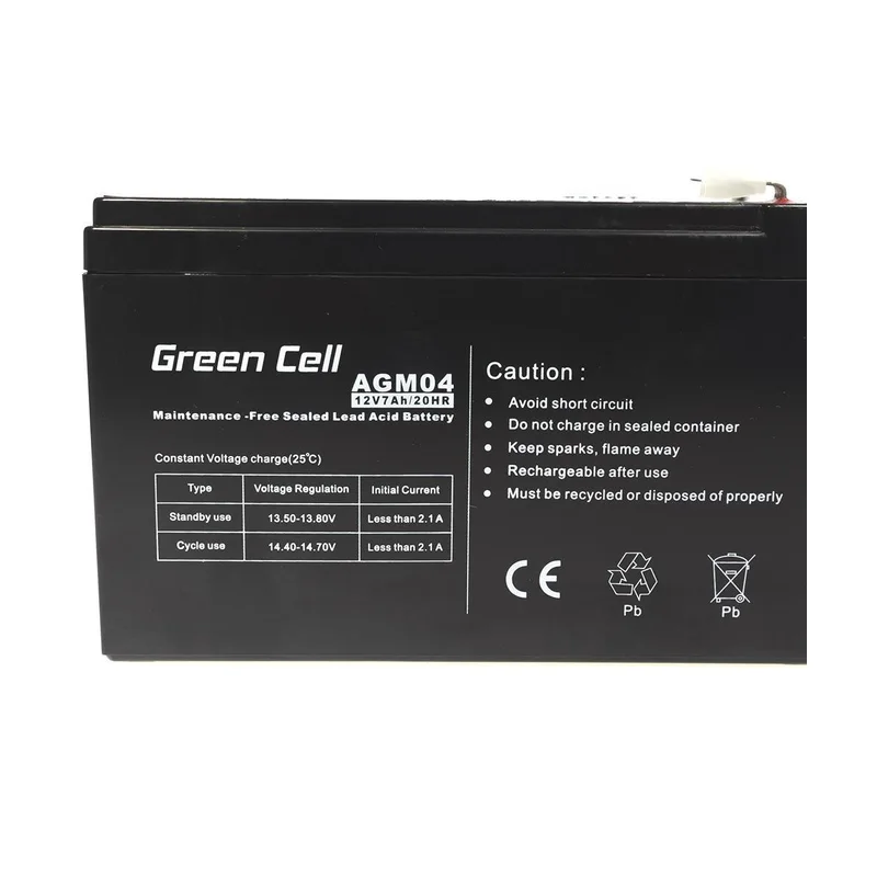 Green Cell AGM04 UPS battery Sealed Lead Acid (VRLA) 12 V 7 Ah