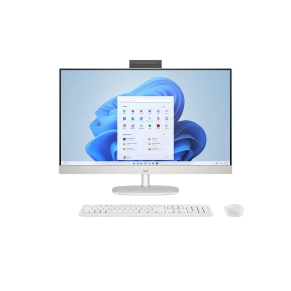 HP 27-cr0222nw AMD Ryzen™ 7 7730U 68.6 cm (27") 1920 x 1080 px All-in-One PC 16 GB DDR4-SDRAM 512 GB SSD Windows 11 Home Wi-Fi 6 (802.11ax) White