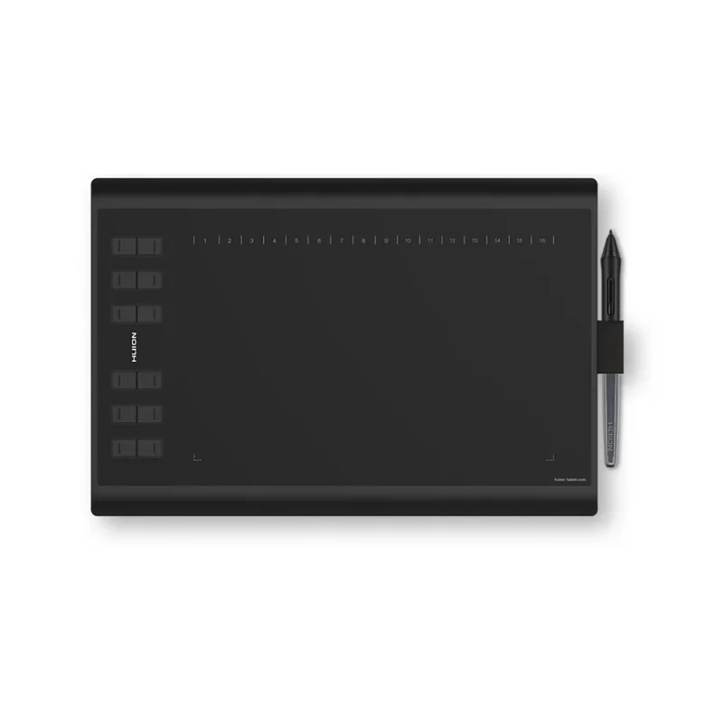 HUION H1060P graphic tablet 5080 lpi 250 x 160 mm USB Black
