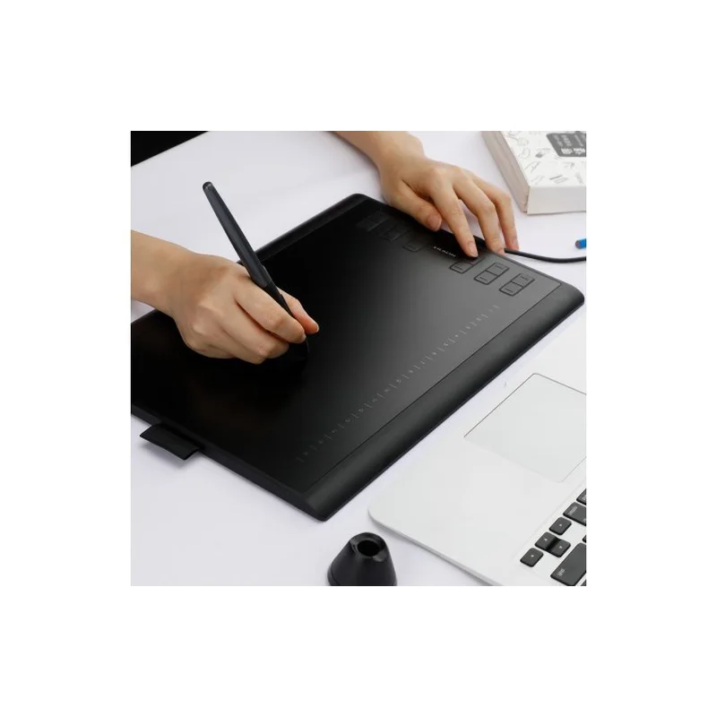 HUION H1060P graphic tablet 5080 lpi 250 x 160 mm USB Black