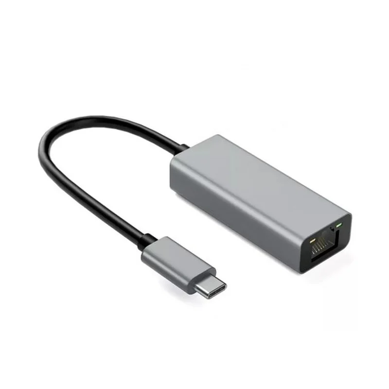 IBox IACRJ Aluminum RJ45 to USB Type-C adapter 10/100/1000 Mb/s