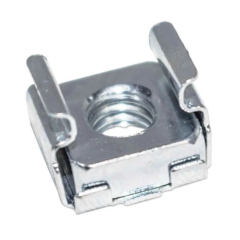 Intellinet Cage Nut Set (50 Pack), M6 Nuts, Bolts and Washers, Suitable for Network Cabinets/Server Racks, Plastic Storage Jar, Lifetime Warranty