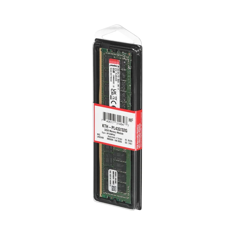 Kingston dedicated memory for HPE/HP 32GB DDR4-3200Mhz Reg ECC Module