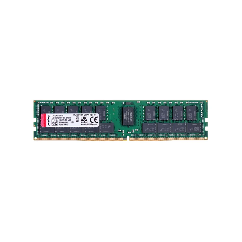 Kingston RDIMM 64GB DDR4 2Rx4 Micron F Rambus 3200MHz PC4-25600 KSM32RD4/64MFR