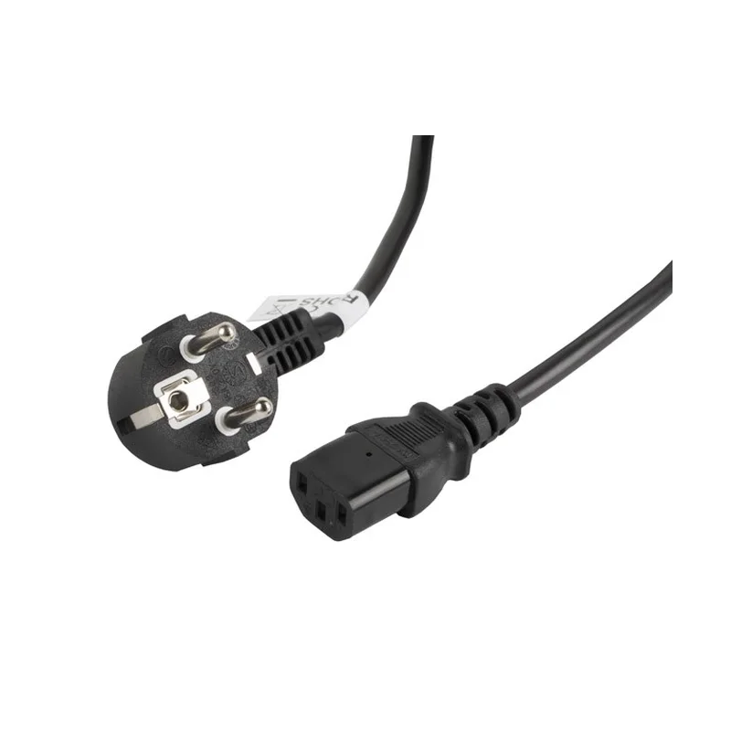 Lanberg CA-C13C-11CC-0050-BK power cable Black 5 m C13 coupler CEE7/7