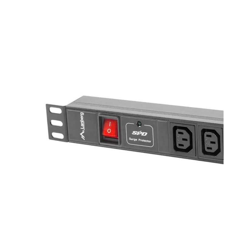 LANBERG POWER STRIP PDU RACK (1U, 16A, 8X IEC C13)