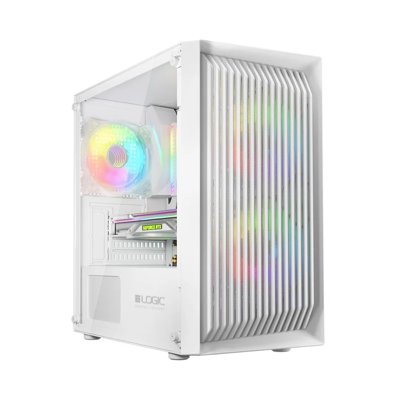 LOGIC ATOS ARGB Mini USB 3.0 Enclosure White