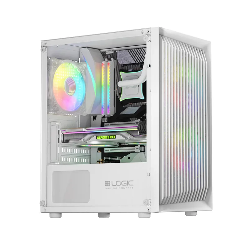 LOGIC ATOS ARGB Mini USB 3.0 Enclosure White