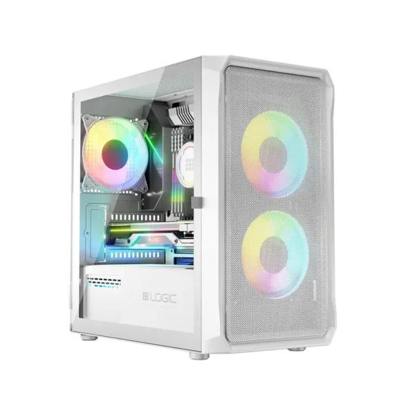 Logic PORTOS ARGB MINI USB 3.0 Case White
