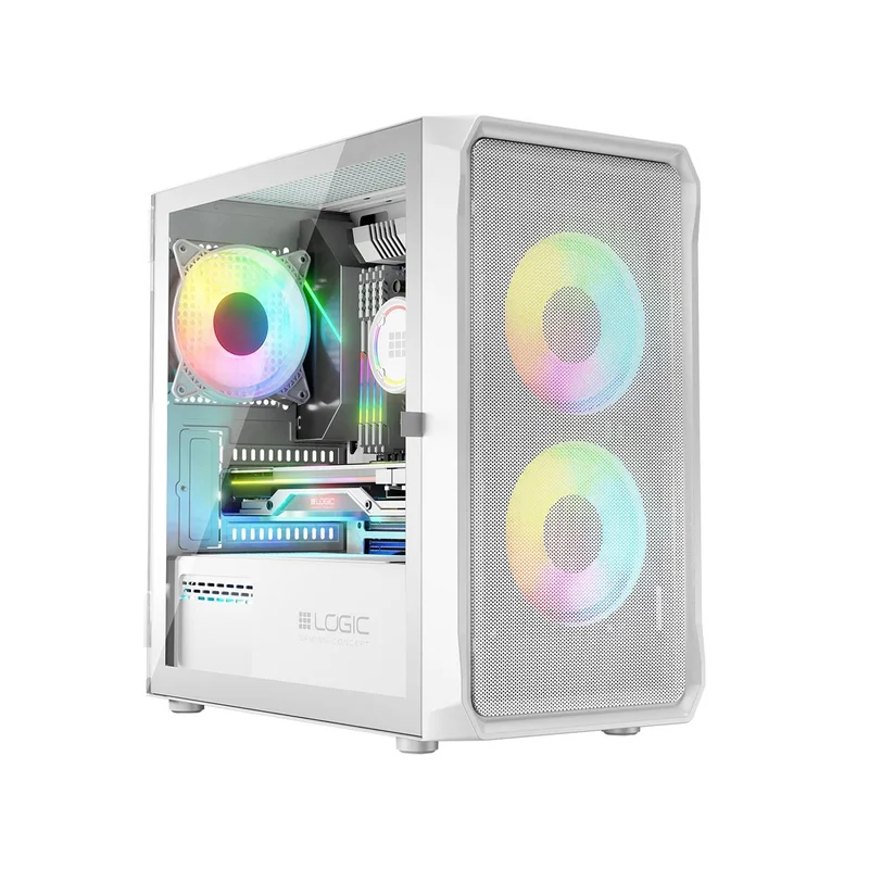 Logic PORTOS ARGB MINI USB 3.0 Case White