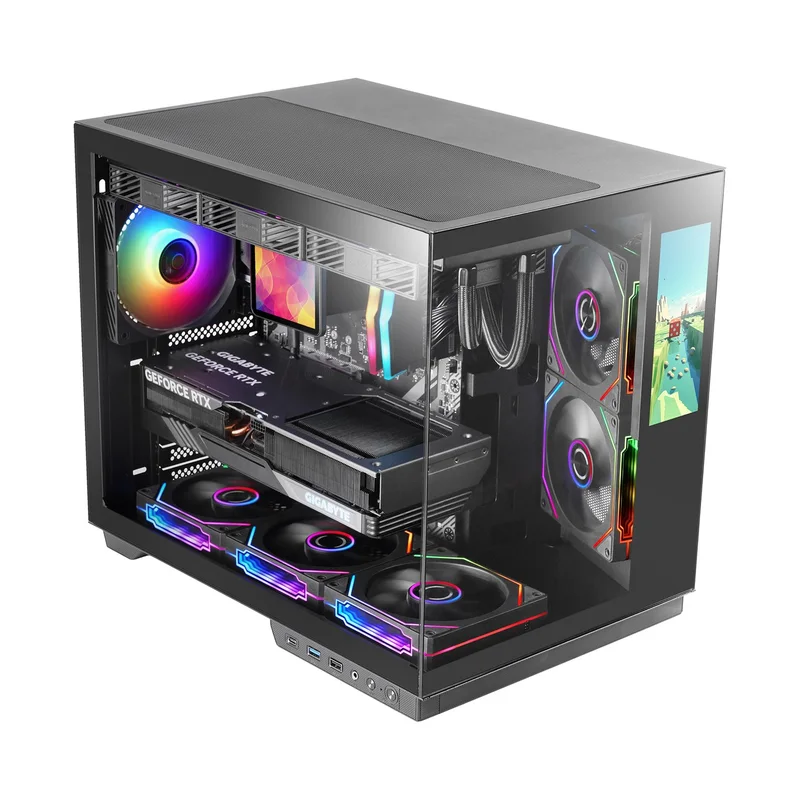 Mars Gaming MCMIRAGE computer case Midi Tower Black