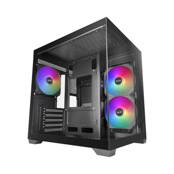 Mars Gaming MCVIEW3 computer case Mini Tower Black