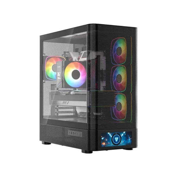 MODECOM Volcano Volcano AQ500 ARGB Midi Black