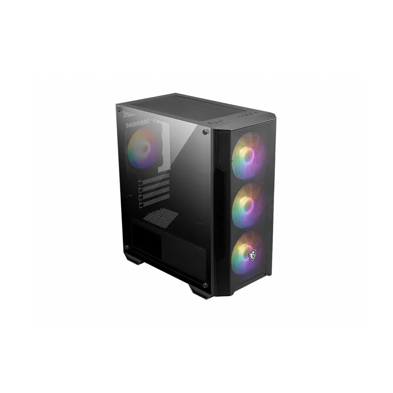 MSI MAG Forge M100A Micro Tower Black, Transparent