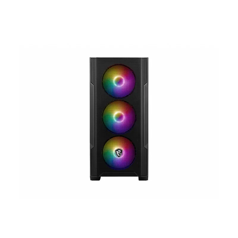 MSI MAG Forge M100A Micro Tower Black, Transparent