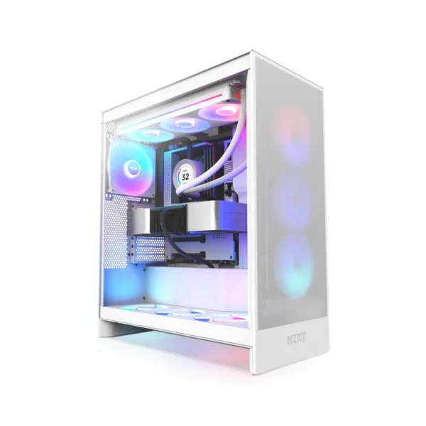 NZXT H7 Flow RGB Midi Tower White
