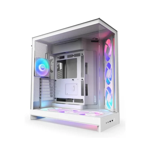 NZXT H9 Flow RGB+ Midi Tower White