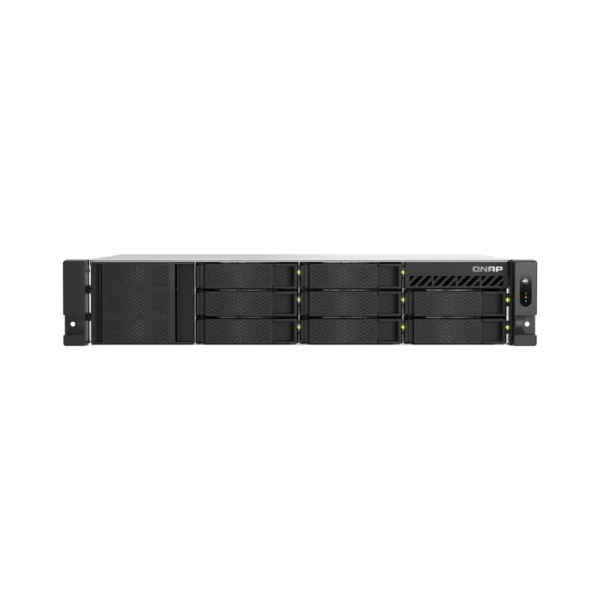 Qnap TS-855eU-RP-8G, 2U, 8 x 2.5"/3.5" SATA, Intel Atom C5125 8C/8T, 8 GB SODIMM DDR4 (max. 64GB ), 2 x 2.5GbERedundant PSU