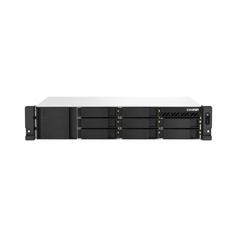 QNAP TS-864EU-RP NAS Rack (2U) Intel® Celeron® N5095 8 GB DDR4 0 TB QNAP Turbo System Black