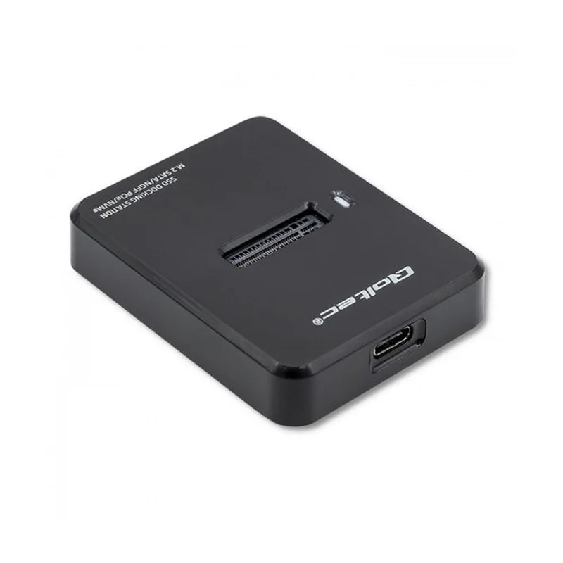 Qoltec 50313 storage drive enclosure SSD enclosure Black M.2