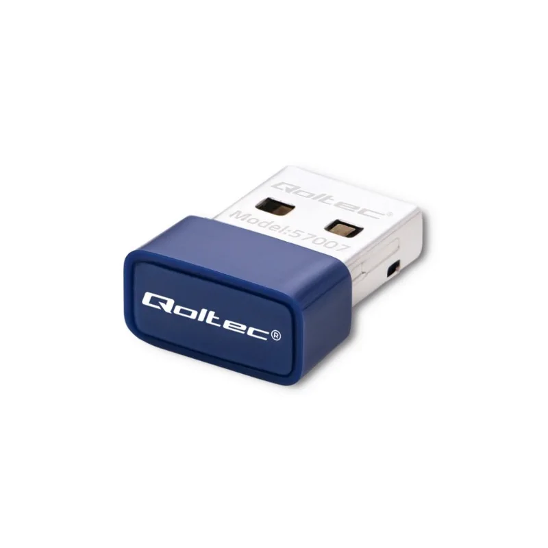 Qoltec 57007 Wireless Mini Bluetooth USB WiFi Adapter