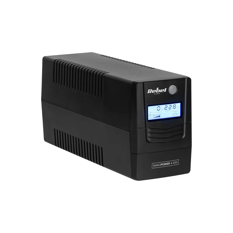 Rebel Nanopower Plus 650 UPS | Off-line | Sinusoida| 650VA | 360W | LCD | USB