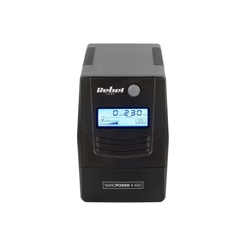 Rebel Nanopower Plus 650 UPS | Off-line | Sinusoida| 650VA | 360W | LCD | USB