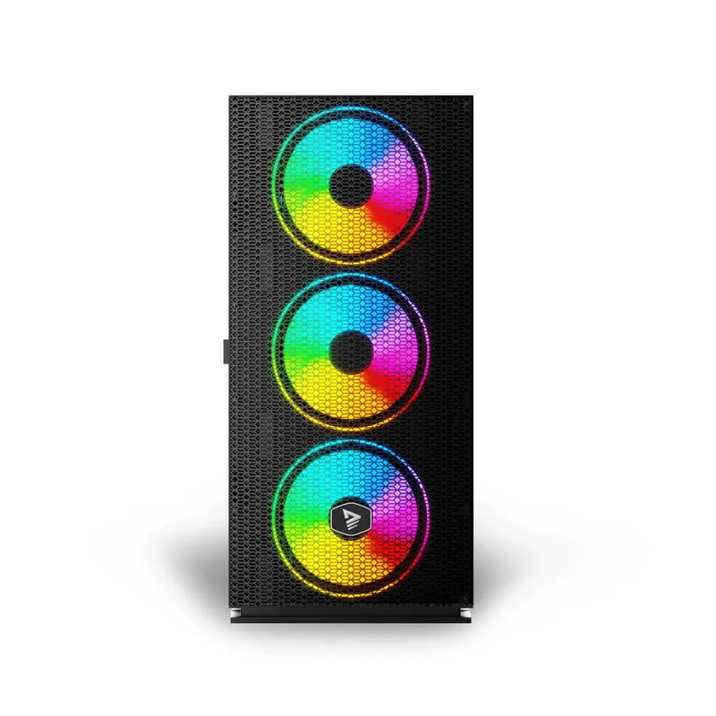 SAVIO PC Case Raptor X1 ARGB Glass/Mesh Black