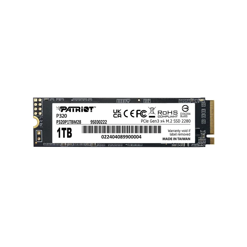 SSD PATRIOT VIPER P320 M.2 PCI-Ex4 NVMe 1TB 3GB/S (P320P1TBM28)