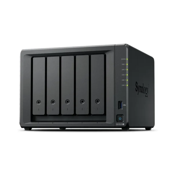 Synology DiskStation DS1525+ NAS/storage server Ryzen Embedded V1500B 8 GB DDR4 0 TB Black