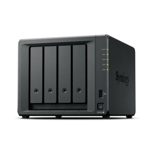 Synology DiskStation DS425+ NAS/storage server Intel® Celeron® J4125 2 GB DDR4 0 TB Black - only Synology HDD