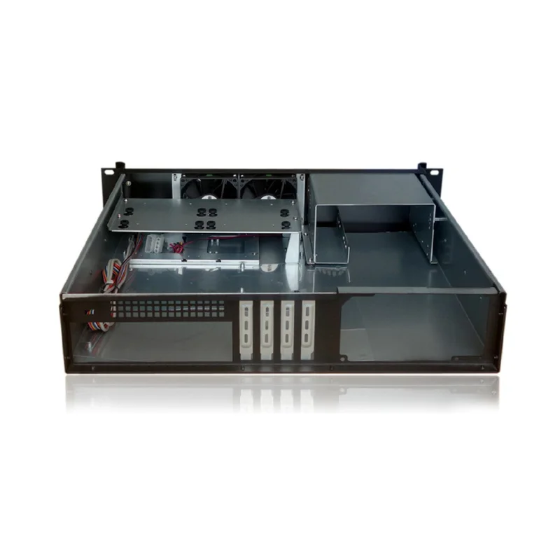 Techly I-CASE IPC-240L computer case Rack Black