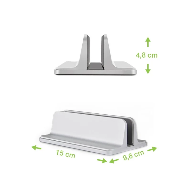 Techly Vertical Aluminum Notebook Stand