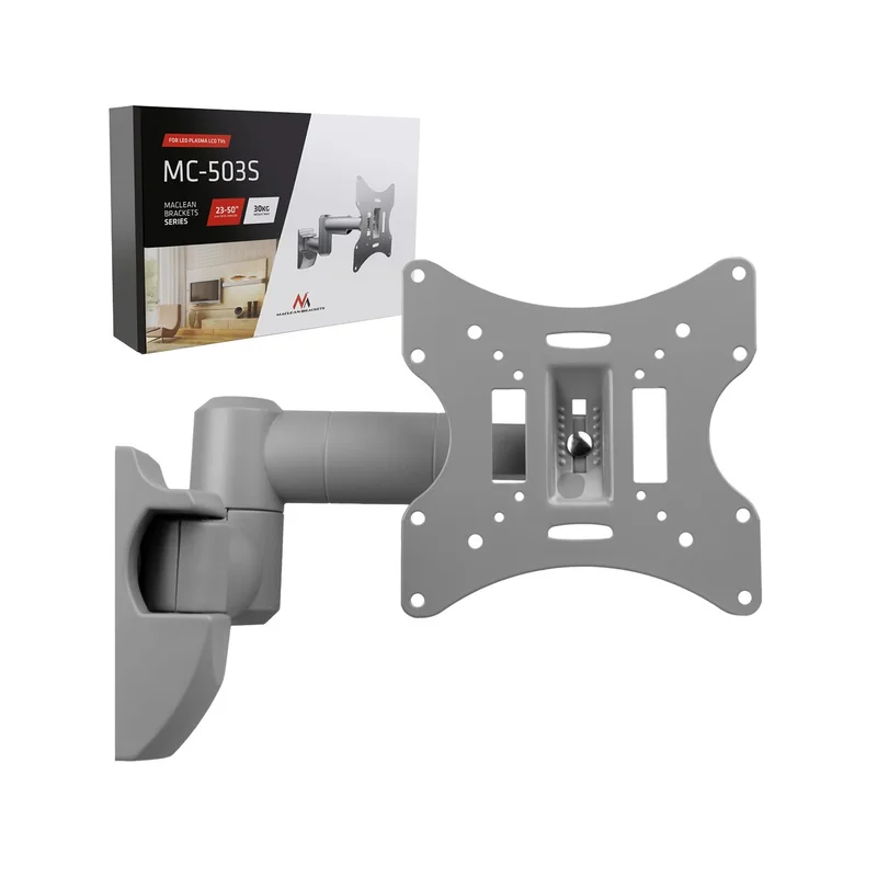 TV Wall Mount Bracket LCD LED Plasma 23-42'' up to 30kg max vesa 200x200 Silver