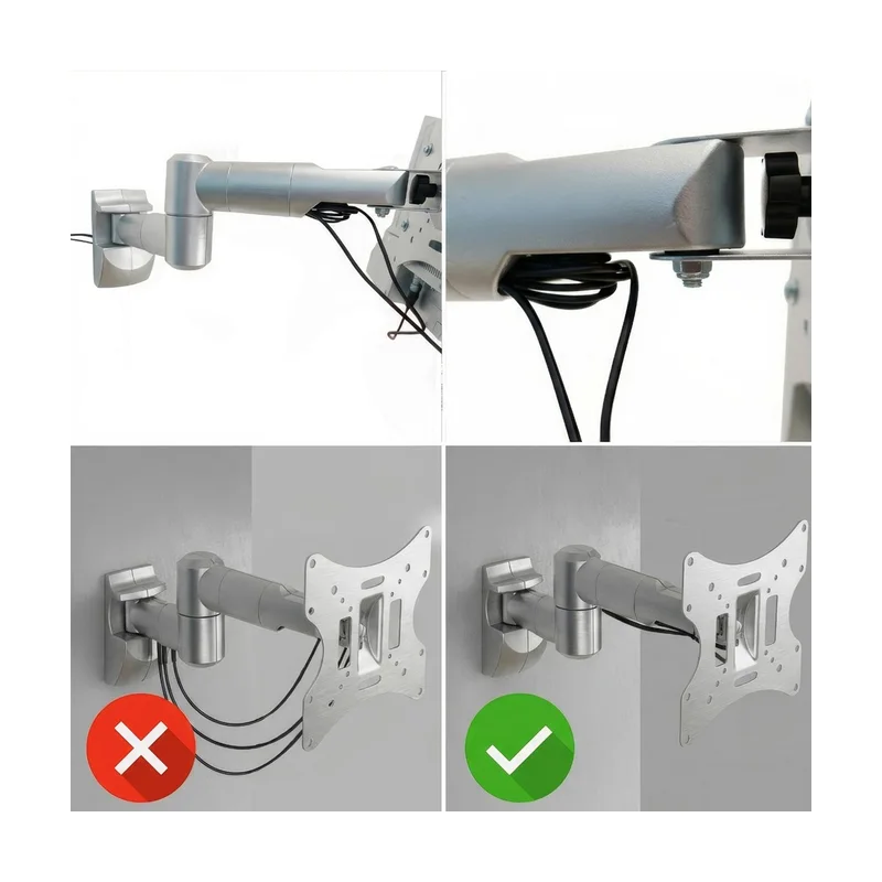 TV Wall Mount Bracket LCD LED Plasma 23-42'' up to 30kg max vesa 200x200 Silver