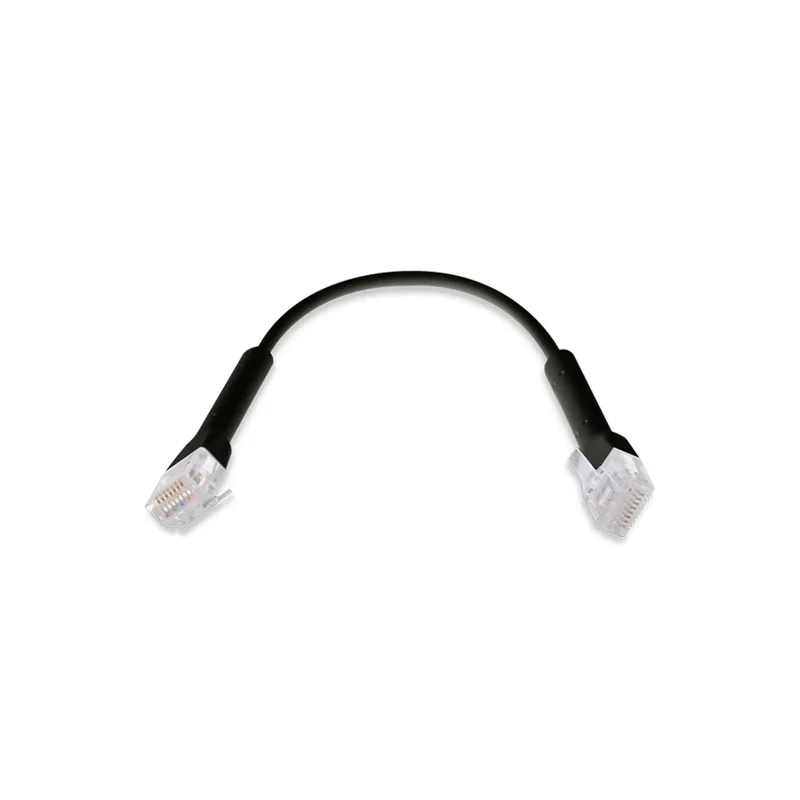 Ubiquiti UniFi Ethernet Patch Cable networking cable Black 0.22 m Cat6