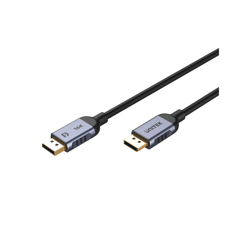 UNITEK C1628GY01-5M DisplayPort cable Black, Grey