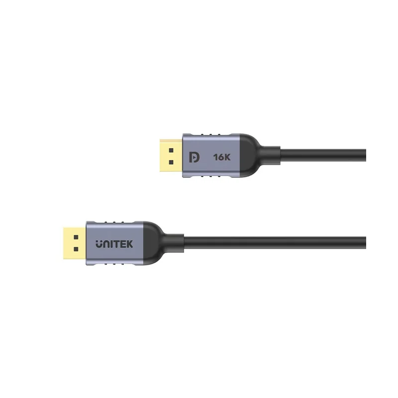 UNITEK C1628GY01-5M DisplayPort cable Black, Grey