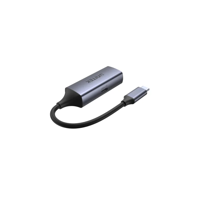 Unitek USB-C - RJ45 adapter, 1GBPS, PD 100W