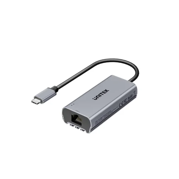 UNITEK USB-C TO RJ45 5GBPS M/F ADAPTER