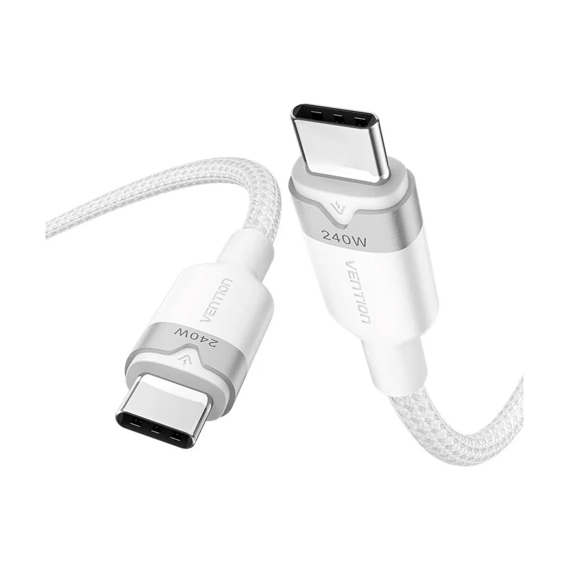 USB-C to C 2.0 Vention PD 3.1 5A 240W 2m WH cable