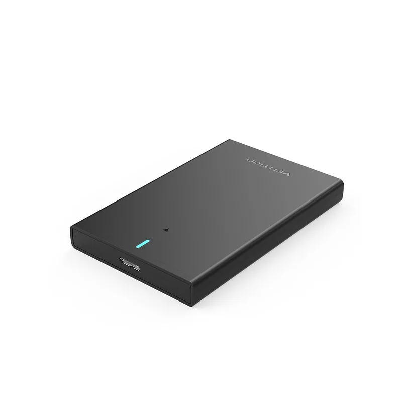 Vention 2.5 Inch SATA Hard Drive Enclosure (USB 3.0 Micro-B) Black