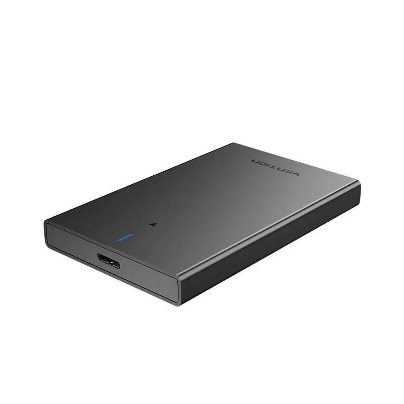Vention 2.5 Inch SATA Hard Drive Enclosure (USB 3.0 Micro-B) Black