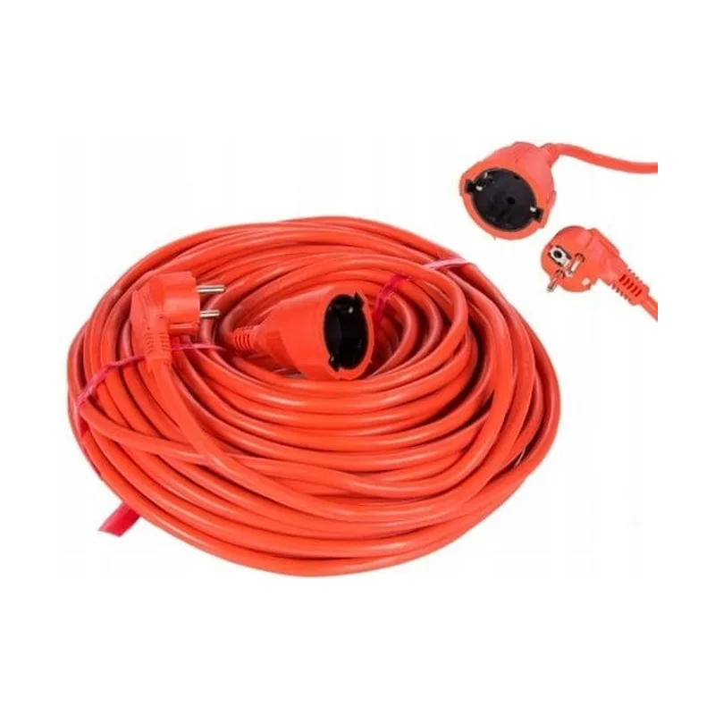 VERTEX PZO20M Retractable extension cable 20 m 3x2,5 mm Orange
