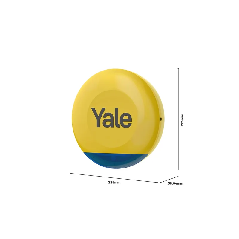 Yale smart alarm starter kit 6 elements - Control unit, Siren, Keypad, Remote control, Motion detector, Window/door detector