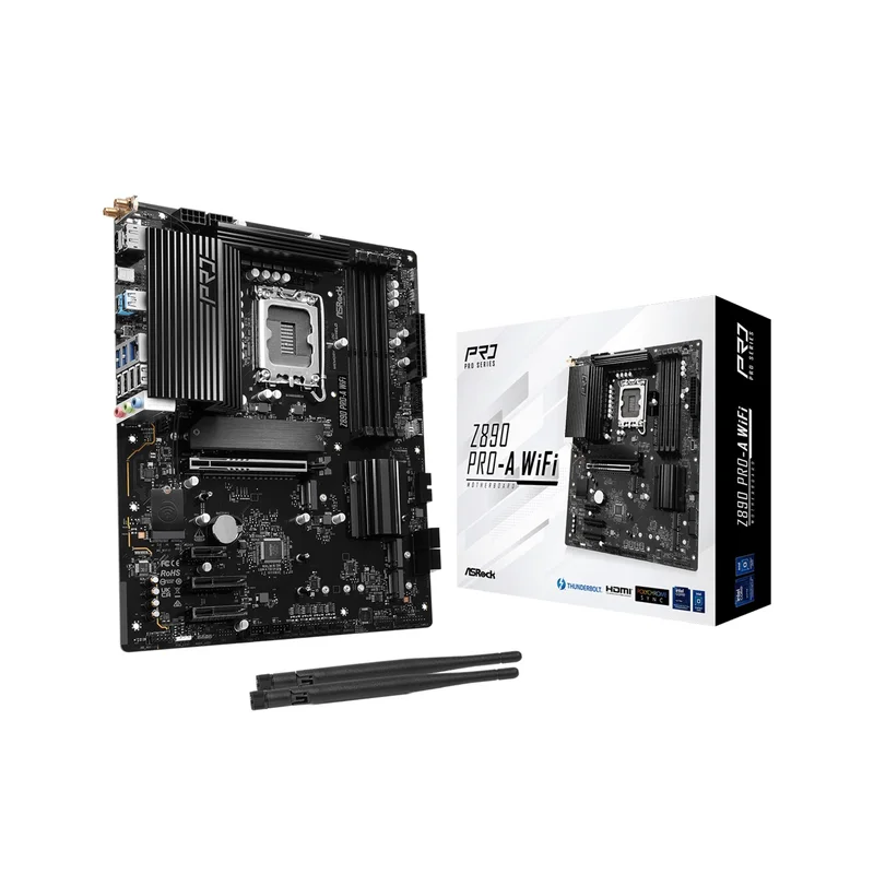 Asrock Z890 Pro-A WiFi Intel Z890 LGA 1851 (Socket V1) ATX