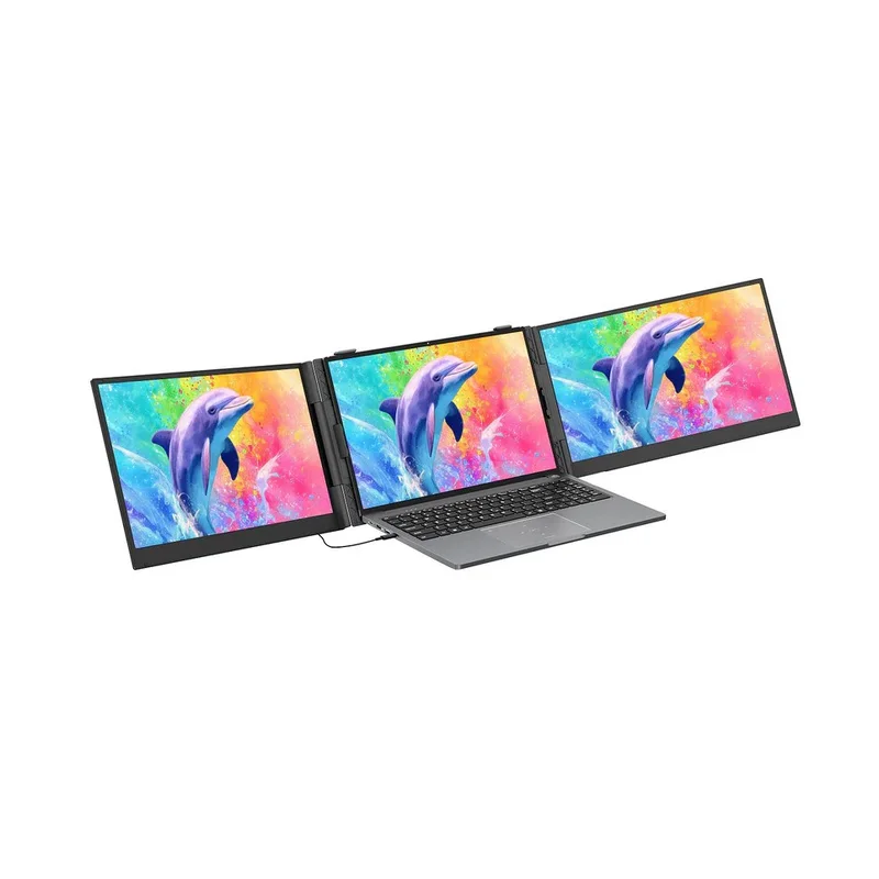 Blackview DCM8 Pro - 15.3" portable laptop screen extender with dual-monitor support and 2 USB-C ports