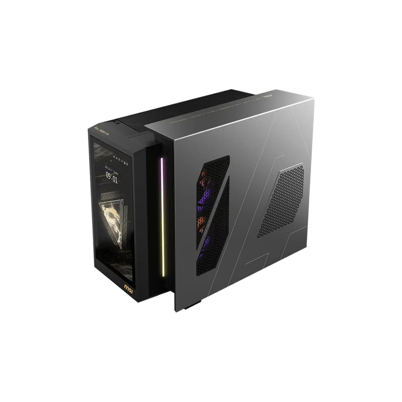 MSI MEG Vision X AI 2NVR7-290EU Intel Core Ultra 7 265K 64 GB DDR5-SDRAM 1 TB SSD NVIDIA GeForce RTX 5070 Ti Windows 11 Home Desktop PC Black